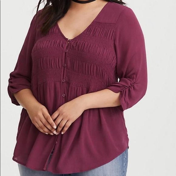 torrid Tops - Torrid Peasant Top